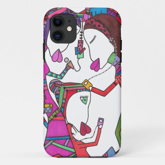 music friends on iphone case (Back)