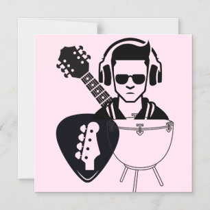 Music Galore Magnetic Invitation