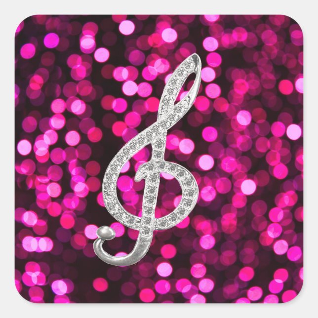 Music Gclef sticker (Front)