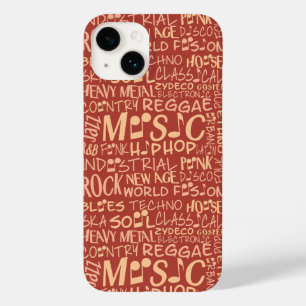 Music Genres Word Collage cases