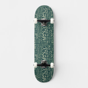 Music Genres Word Collage skateboards