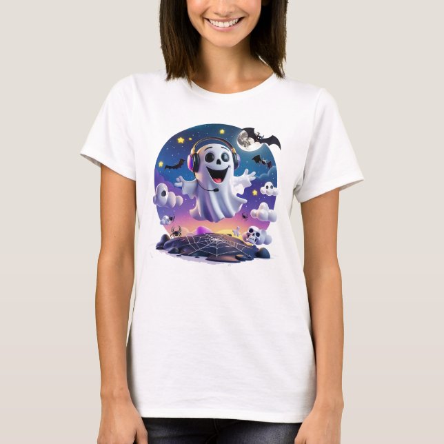 Music Ghost T-Shirt (Front)