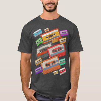 Music Gift Idea 80s Retro Cassette funny T-Shirt
