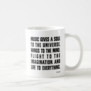 Music Gives A Soul To The Universe Mug