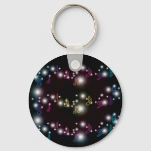 Music Glow Keychain