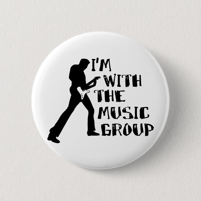 Music Group 2 Inch Round Button (Front)
