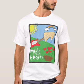 Music Grows Hearts T-Shirt