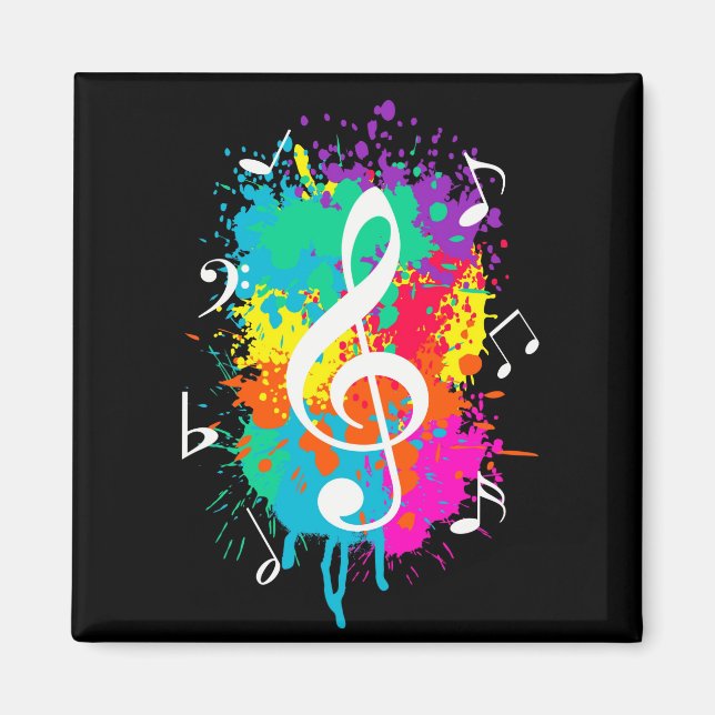 Music grunge magnet (Front)