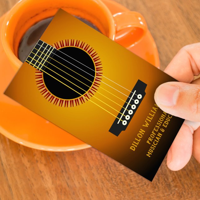 Music Guitar Business Card (Creator Uploaded)