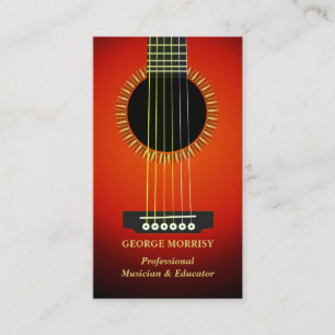 Music Guitar Business Card