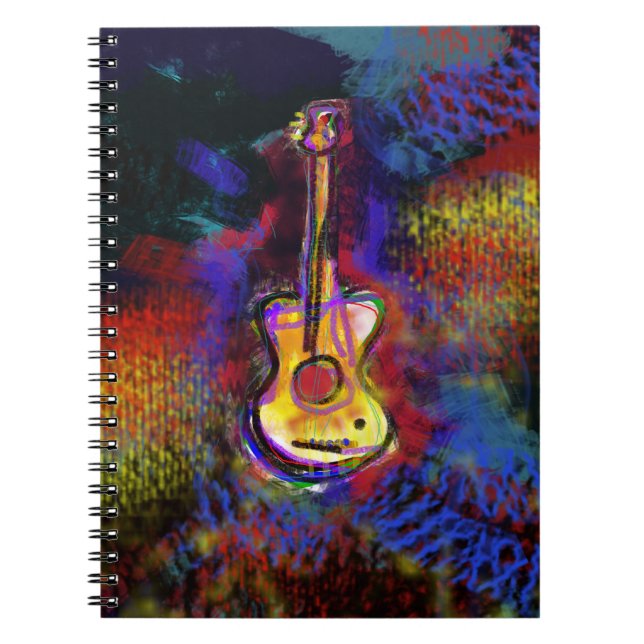 music guitar instrument notebook (Front)