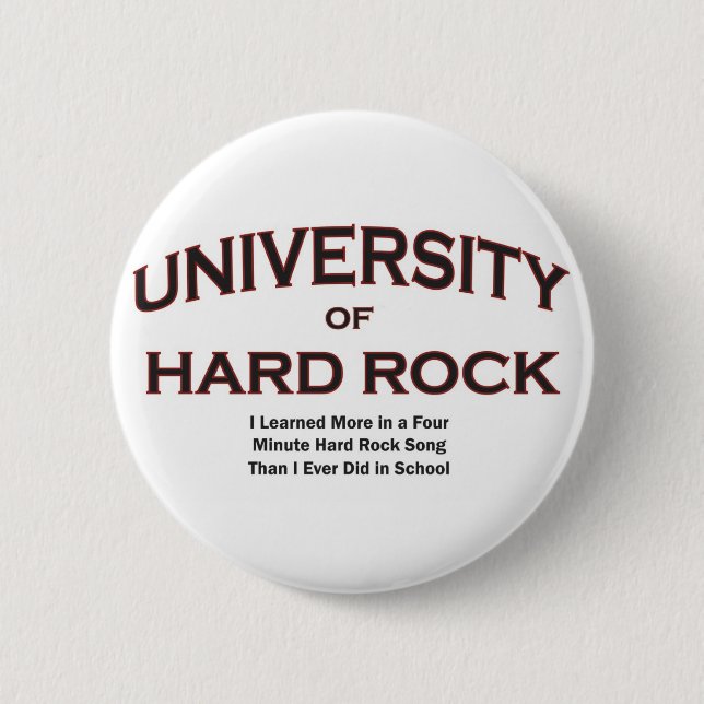music-hard rock 2 inch round button (Front)