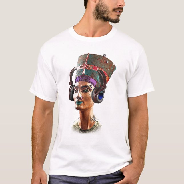 Music has no boundaries, Nefertiti T-Shirt (Front)