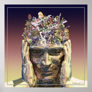 Music Head Poster