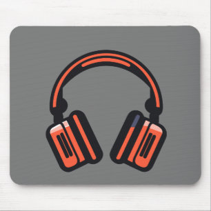 Music Headphone City Rhyme Wonderful Vibes Vector  Mouse Pad