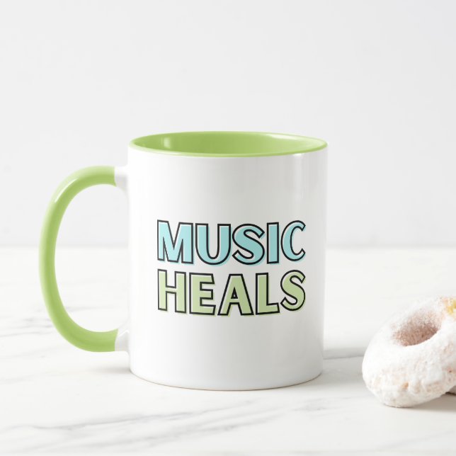 Music Heals Mug (With Donut)
