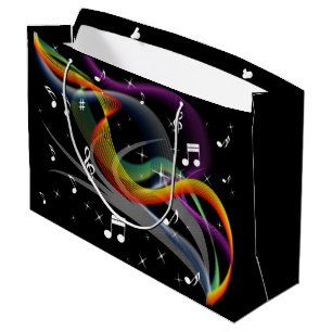 Music Illustration gift bag