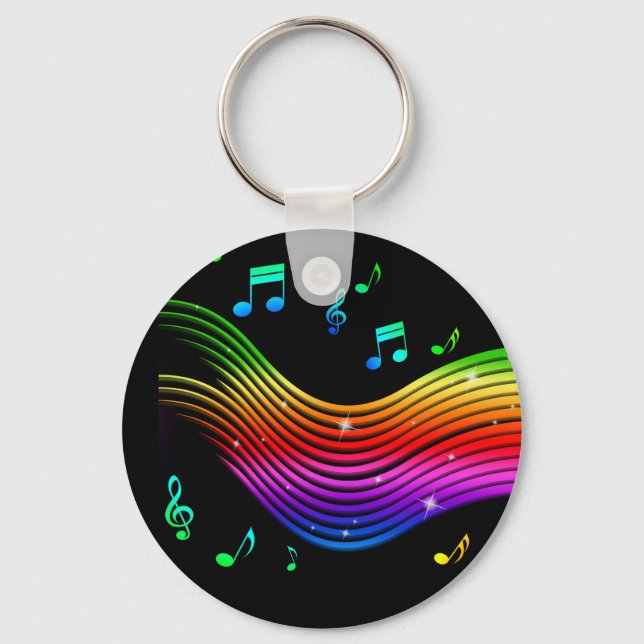Music Illustration key chains (Front)