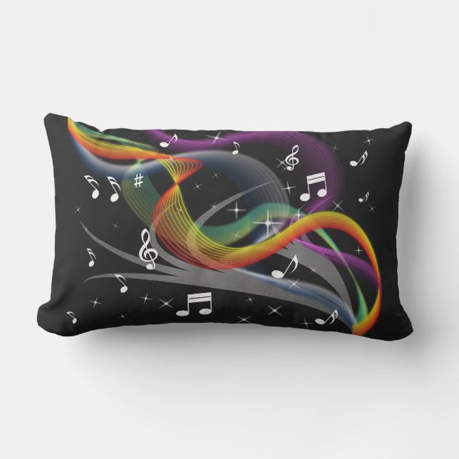 Music Illustration throw pillows (Front)