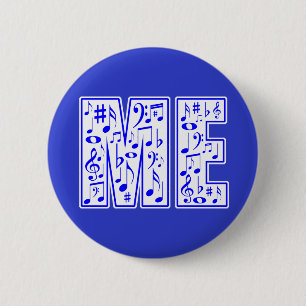 music in me 2 inch round button