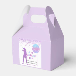 Music In My Birthday Era Purple Birthday Party  Favor Box