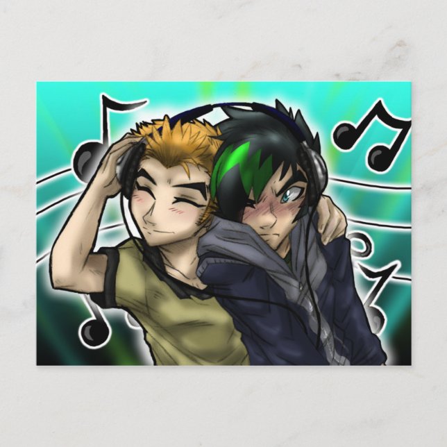 Music In My Life Postcard (Front)