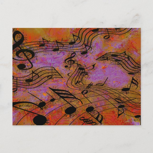 MUSIC IN THE AIR POSTCARD (Front)