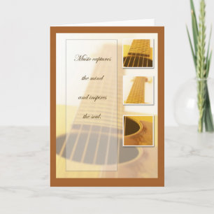 Music Inspiration Guitar Card