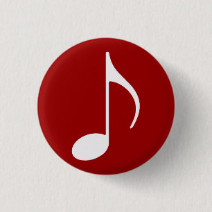 music inspired 1 inch round button