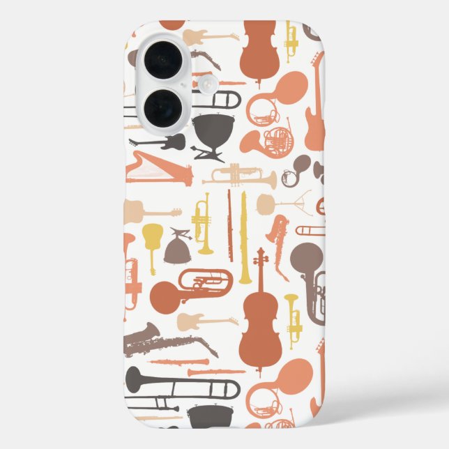 Music Instruments Case-Mate iPhone Case (Back)