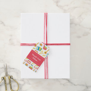 Music Instruments Thank You Birthday Party Tags