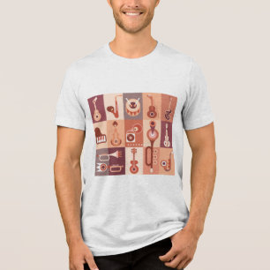 Music Instruments Tri-Blend Shirt