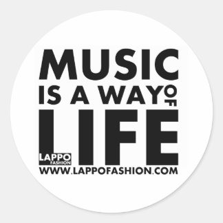 Music is a way of life Stickers