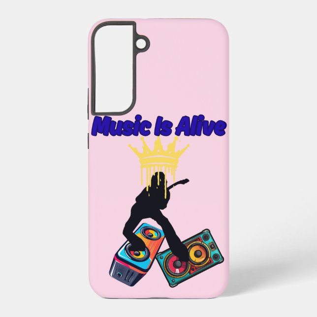 Music Is Alive Samsung Galaxy S22+ Case (Back)