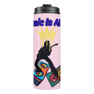 Music Is Alive Thermal Tumbler