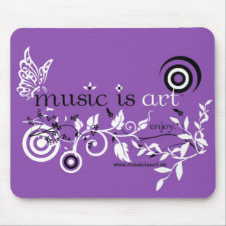 Music Is Art Mouse Pad