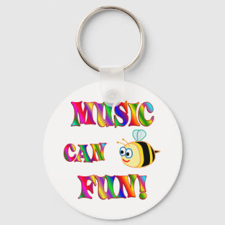 Music is Fun Keychain