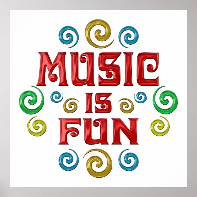 Music is FUN Poster (Front)
