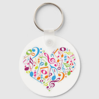 music is in the heart keychain