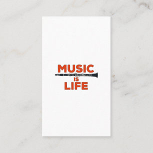 Music is Life Business Card