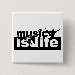 Music is Life button - customize!