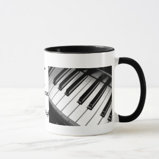 Music is Life Dual Picture Ringer Mug