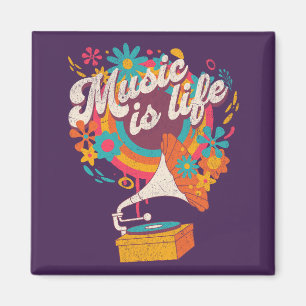 Music is life magnet