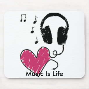 Music Is Life Mousepad
