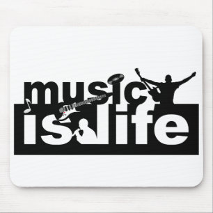 Music is life mousepad - customize!
