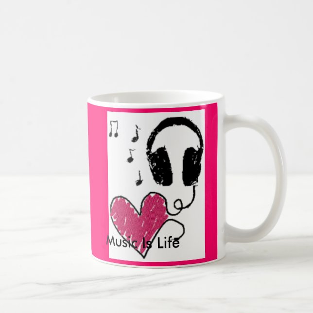 Music Is Life Mug (Right)