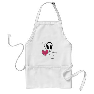 Music Is Love Standard Apron