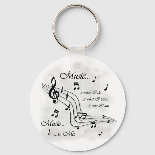 Music Is Me Keychain (Front)