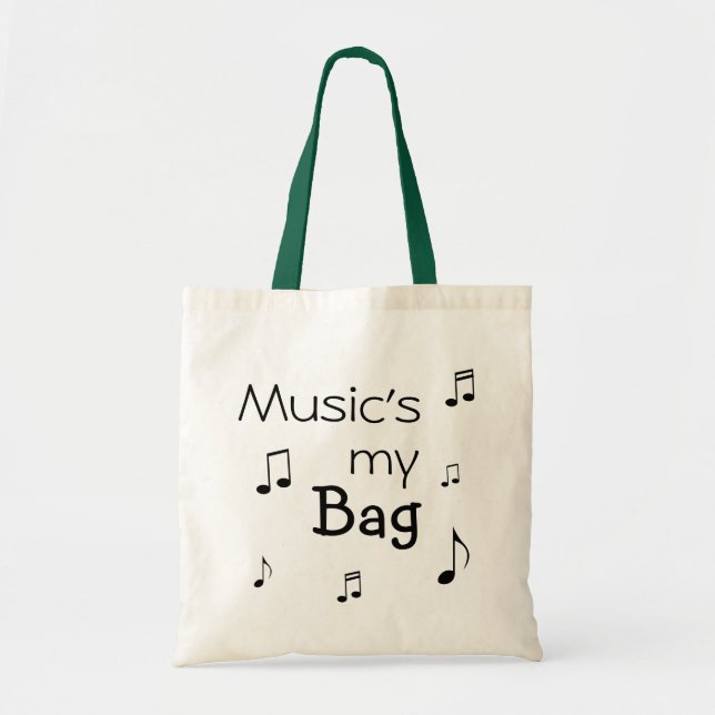 Music is my Bag funny pun (Front)
