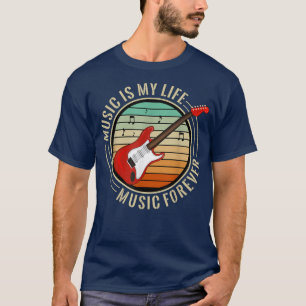 Music Is My Life Music Forever Musical Music 1864 T-Shirt